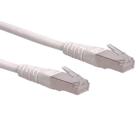 ROLINE S FTP PiMF Patch Cord Cat 6 Class E White 10 M SECOMP