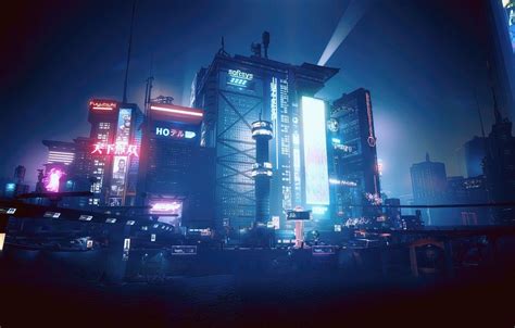 Blue Cyberpunk Wallpapers - Top Free Blue Cyberpunk Backgrounds ...