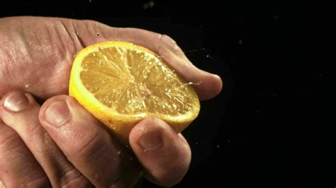 Lemon Squeeze Stock Video Footage for Free Download