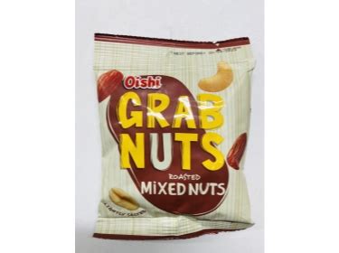 Oishi Grab Nuts Roasted Mixed Nuts G Best Before Aug