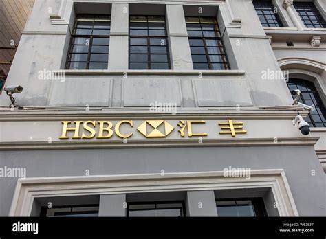 File View Of A Branch Of A Signboard Of Hsbc The Hongkong And