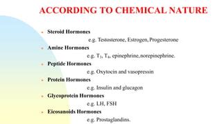 Definition and types of hormones | PPT