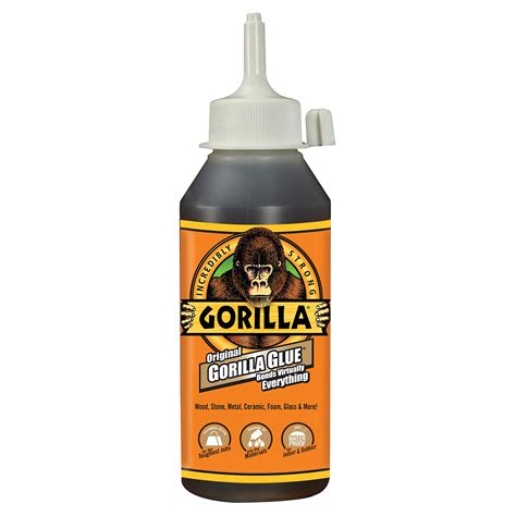 Gorilla Glue Original, 100% Waterproof, Indoor & Outdoor, Polyurethane