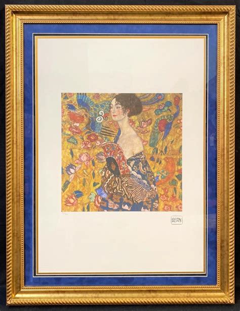 Lot Gustav Klimt 1862 1918 Limited Edition Lithograph Titled Lady