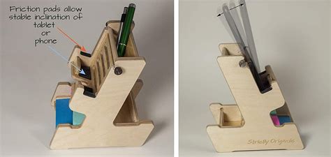 Cell Phone Stand Tablet Stand Pen Holder Sticky Notes - Etsy