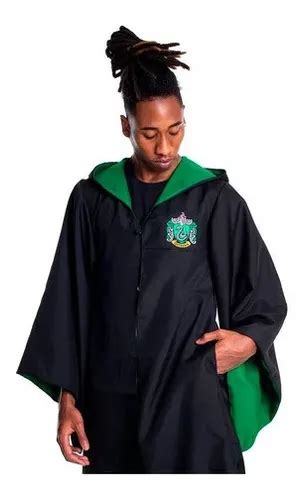 Manto Capa Piticas Harry Potter Sonserina Cosplay Fantasia Venda Em