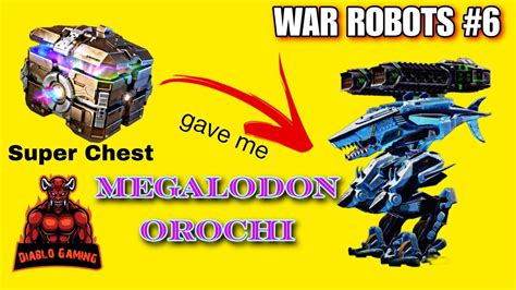 Super Chest Opening War Robots No Commentary Megalodon Orochi