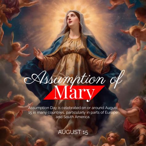 Assumption Of Mary Day Instagram Post Template Postermywall