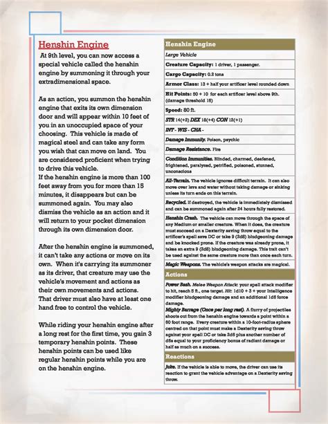 Artificer: Henshin Path. KAMEN-side and have a look! : r/UnearthedArcana