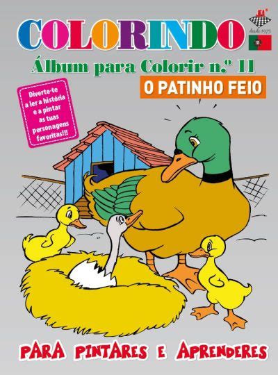 Lbum Para Colorir Patinho Feio Jea Revistas Palavras Cruzadas E