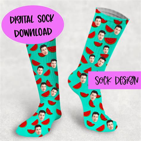 Sock Template For Sublimation