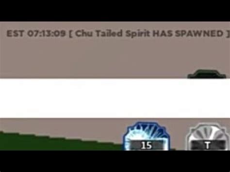 Chu Tailed Spirit Spawn Location Roblox Shindo Life Youtube