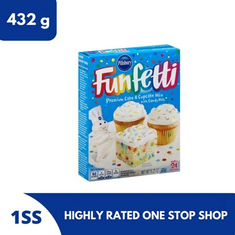 Pillsbury Funfetti Premium Cake And Cupcake Mix 432g Lazada Ph