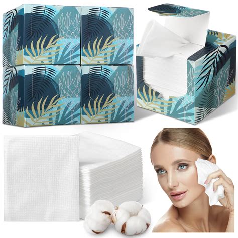 Pack Disposable Face Towel Cotton Face Tissues Face Cloths For