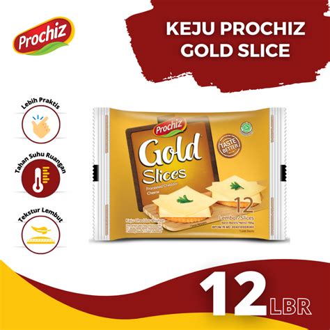 Jual Prochiz Gold Keju Slice Slice Shopee Indonesia