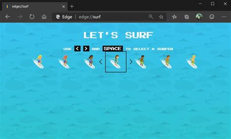 Microsoft Edge gets a new logo and built-in Surfing game