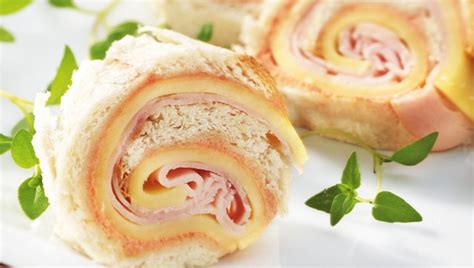 Ham And Cheese Rolls