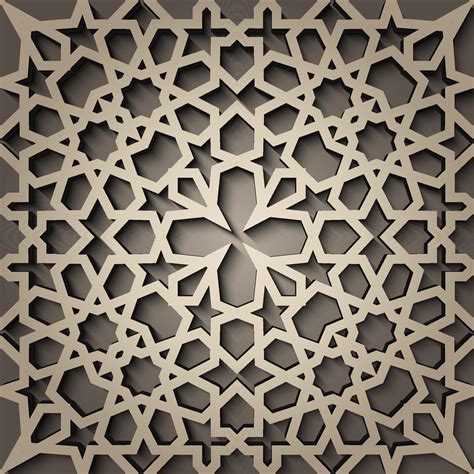 Background With 3d Seamless Pattern In Islamic Style Arabic