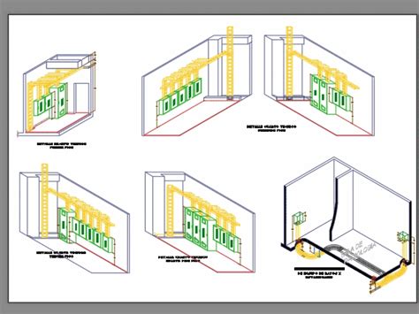 Isometrico De Cuarto Electrico En Autocad Cad Kb Bibliocad