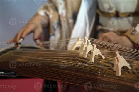 Koto japanese harp 18805544 Stock Photo at Vecteezy