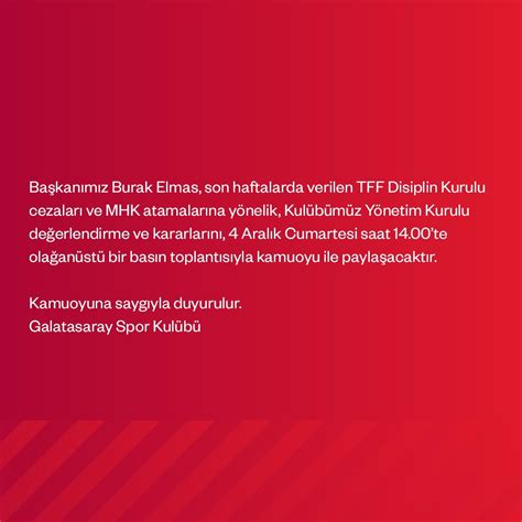 Galatasaray Sk On Twitter Kamuoyuna Duyuru Https T Co Gkkxfpklzk