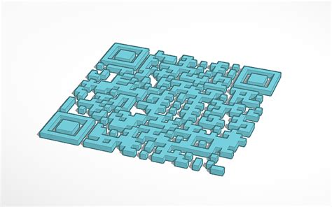 3d Design Code Qr Tinkercad