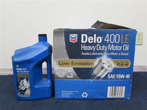 Lot Detail Full Case Delo 400 Le Heavy Duty Motor Oil Sae 15w 40