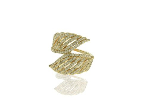 Anel Zirconia Lesprit LA03631 Dourado Cristal LESPRIT BIJOUX FINAS