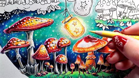 Live Mushrooms Part Rooms Of Wonder Johanna Basford Youtube