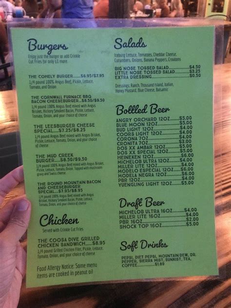 Menu At Decks And Docks Pub And Bar Leesburg