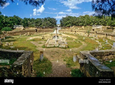 Carthage Tunisia Remains Of The Roman Arena Site Of The Martyrdom Of