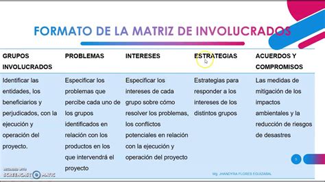 An Lisis De Actores Involucrados En Un Proyecto Clave Para El Xito