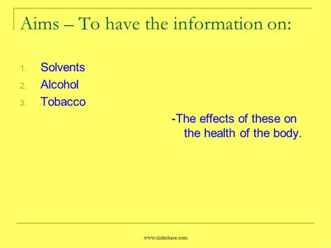 Drugs Effects On Our Bodies Presentation Health And Disease