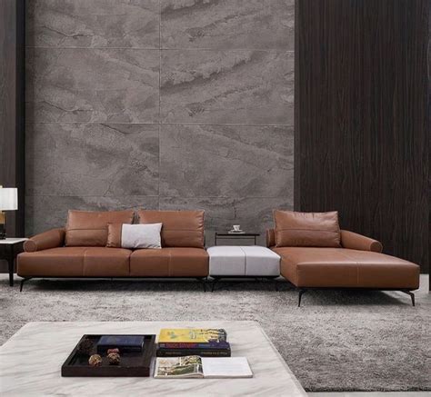 Pin by Abhinav Kukreja on formal living sofa | Genuine leather sofa ...