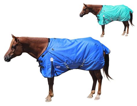 Derby 1200D Waterproof Heavyweight Horse Winter Turnout Blanket with 2 ...