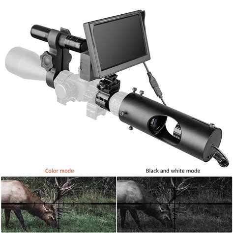 Night Vision Riflescope Hunting Scopes Optics Sight Tactical 850nm Infrared LED IR Waterproof ...