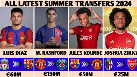 🚨all The Latest Confirmed And Rumours Transfers Summer Window 2024