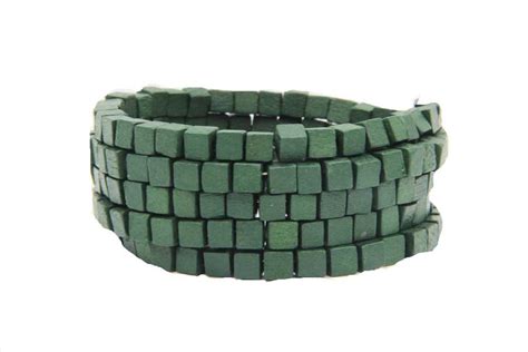 Bracelet En Jade Vert Et Blanc