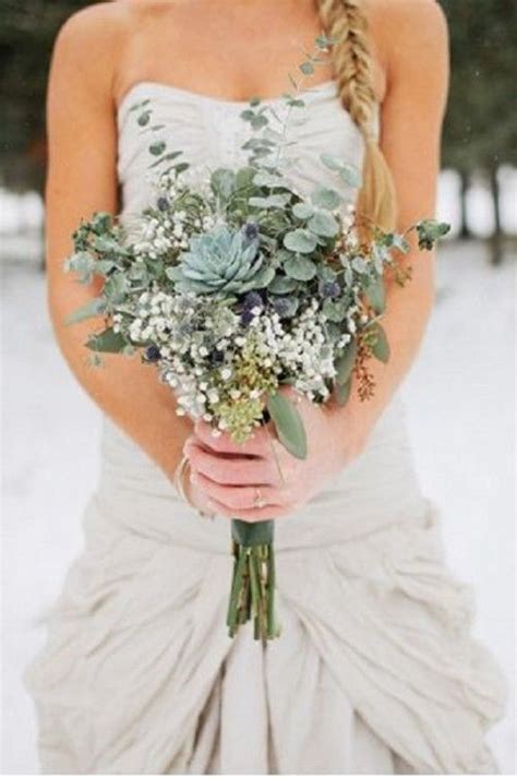 Weddingomania 27 Darling Greenery Wedding Bouquets Pictures