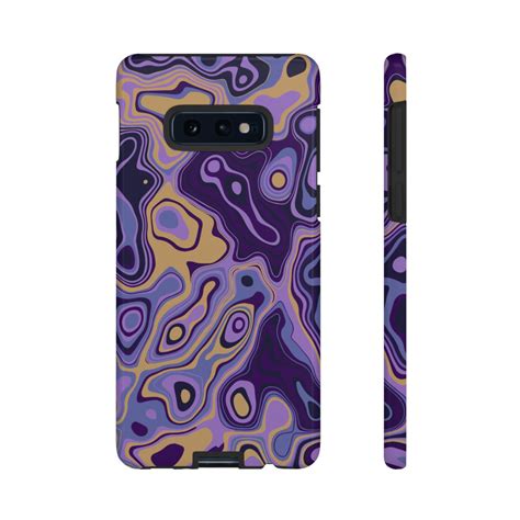 Purple Phone Case, Blue Phone Case, Swirl Phone Case Purple and Blue