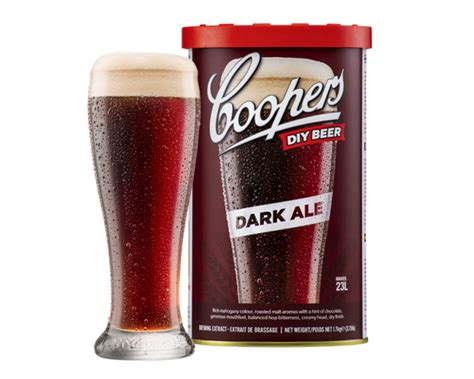 coopers diy beer dark ale brewing extract