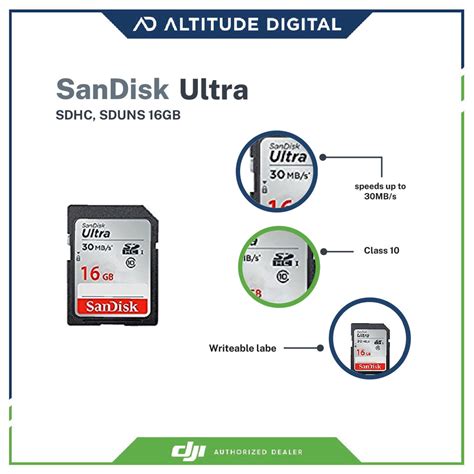 Sandisk Ultra Sdhc Sduns 16gb Sdsduns 016g Gn3in