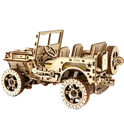 Military Willys Jeep Building Kit – Puralty