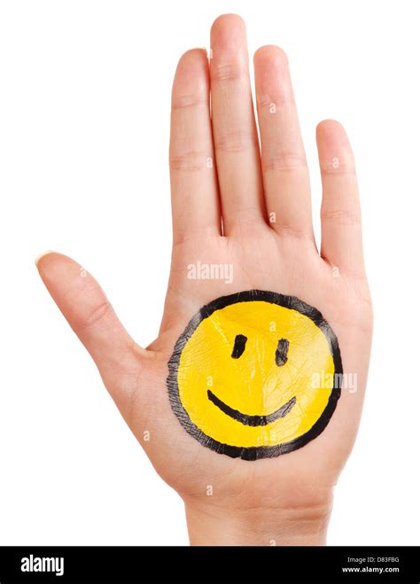 Smiley Smiling Happy Emoticon Yellow Face Hi Res Stock Photography And