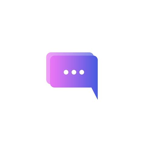 Premium Vector Chat Bubble Communication Logo