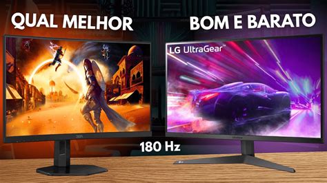 Qual Diferença Do Monitor Kozz E Aoc - LG ULTRAGEAR vs AOC? Qual Melhor MONITOR BOM e BARATO 180hz IPS - YouTube