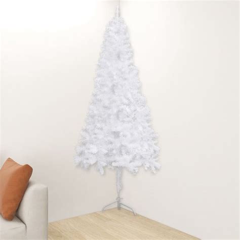 VidaLife Kunstkerstboom Hoek 180 Cm PVC Wit Bol