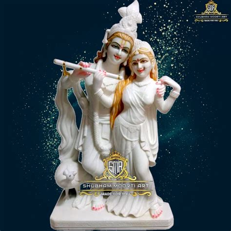 Marble Jugal Jodi Radha Krishna Statue At Rs 125000 Marble Radha