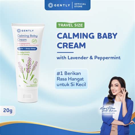 Jual Gently Calming Baby Cream Gr Travel Size Krim Pilihan Untuk