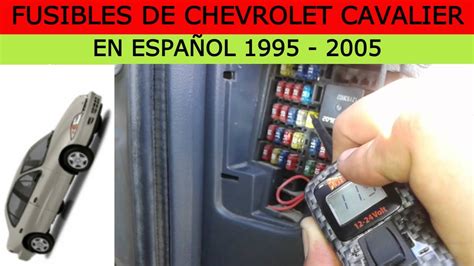 FUSIBLES EN ESPAÑOL DE CHEVROLET CAVALIER 2002 2005 YouTube